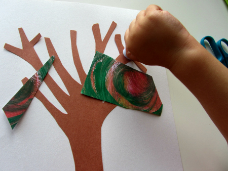 fall tree craft for kids