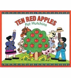 ten red apples