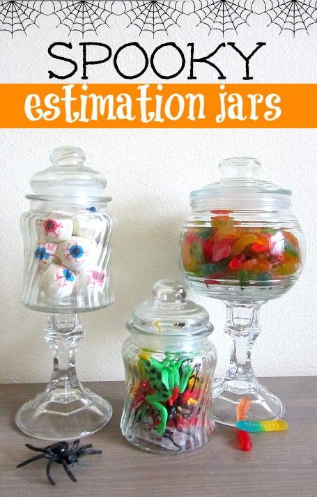 halloween estimation jars for kids