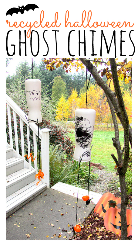 halloween craft with recycled materials