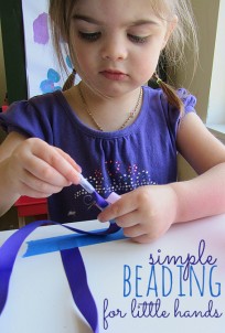 beading with toddlers