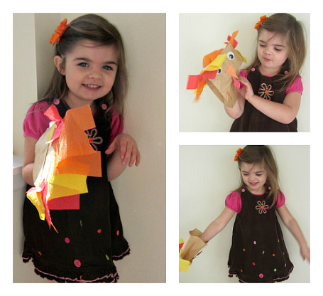 paper bag turkey make and play right away