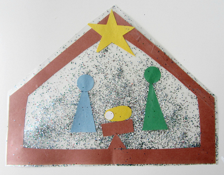 nativity scene craft for kids