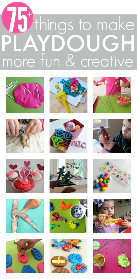 75+ Things To Add To Playdough To Make It More Fun - No Time For Flash Cards