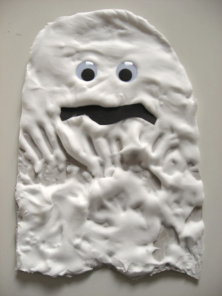 puffy paint ghost