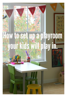 how to set up a playroom your kids will use
