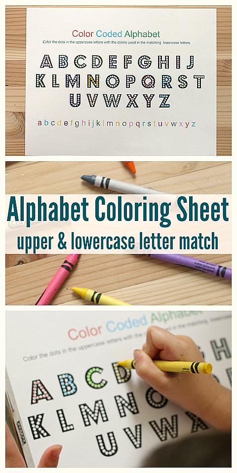 alphabet coloring sheet 