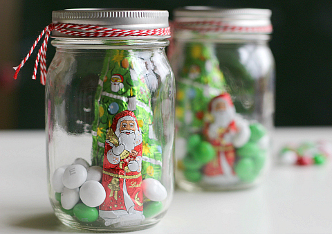 candy terrariums for christmas easy DIY gift