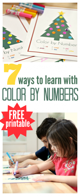 FREE color by numbers
