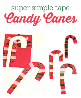 candy cane craft for kids