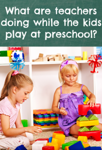 free choice in preschool