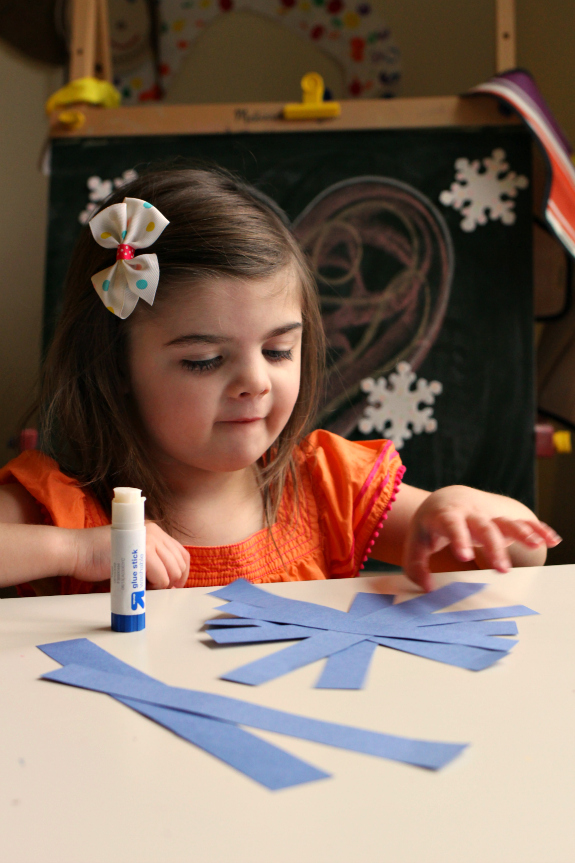 snowflake crafts for kids 