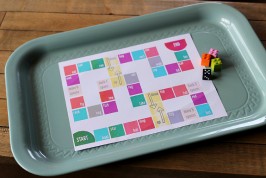 Rhyming Board Game - FREE Printable - No Time For Flash Cards