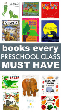 must have books for preschool class libraries
