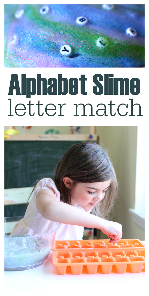 alphabet slime with glue and starch 