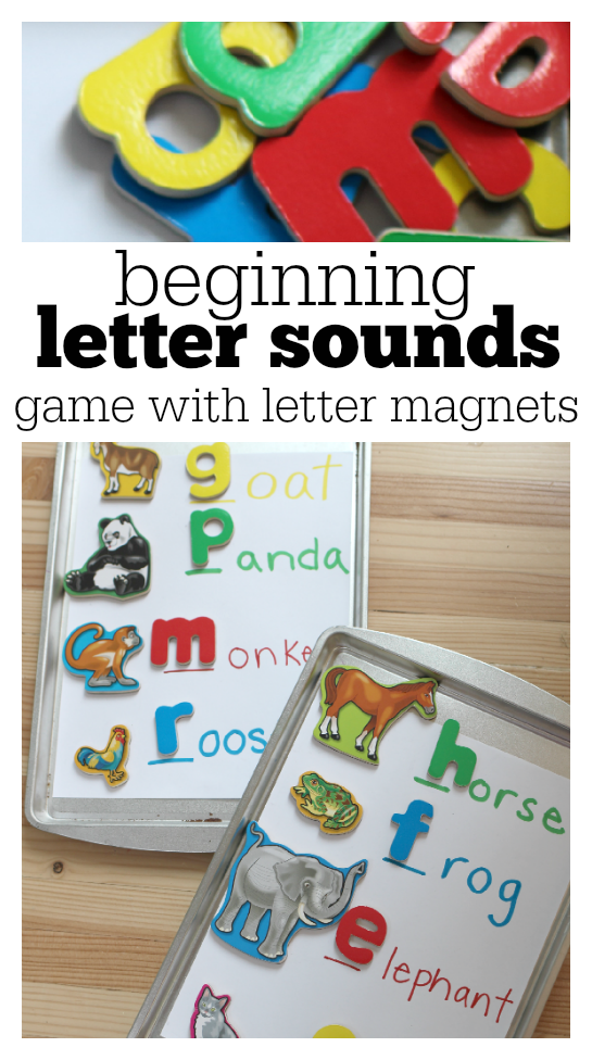 beginning letter sounds game learning to read