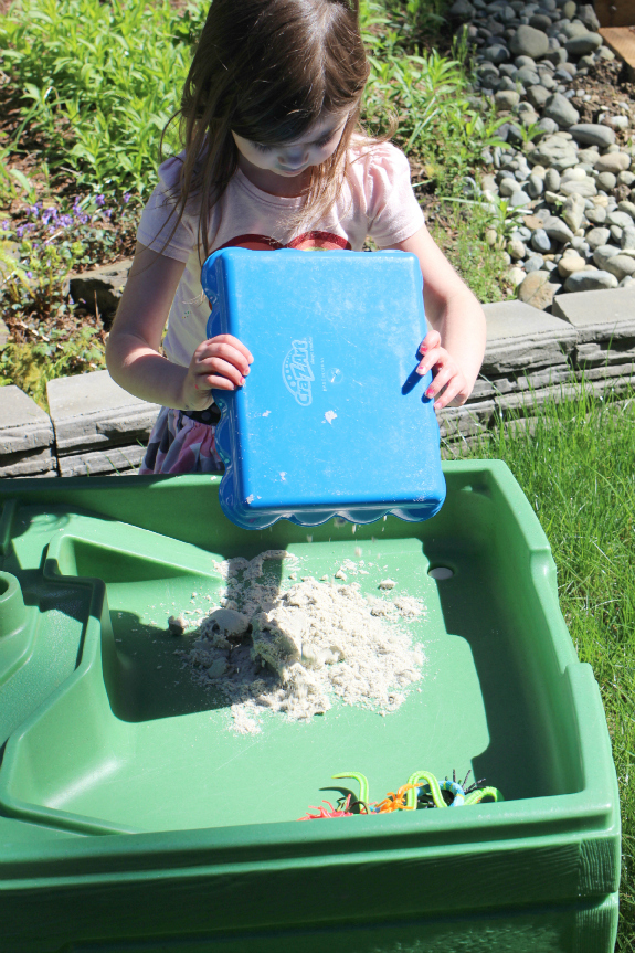 sand in water table
