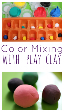 color mixing free choice activity