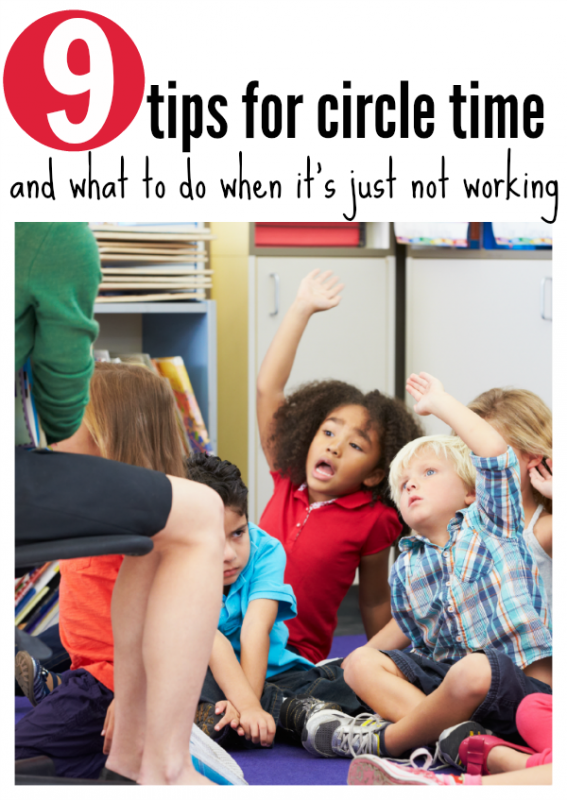 circle time tips for teachers