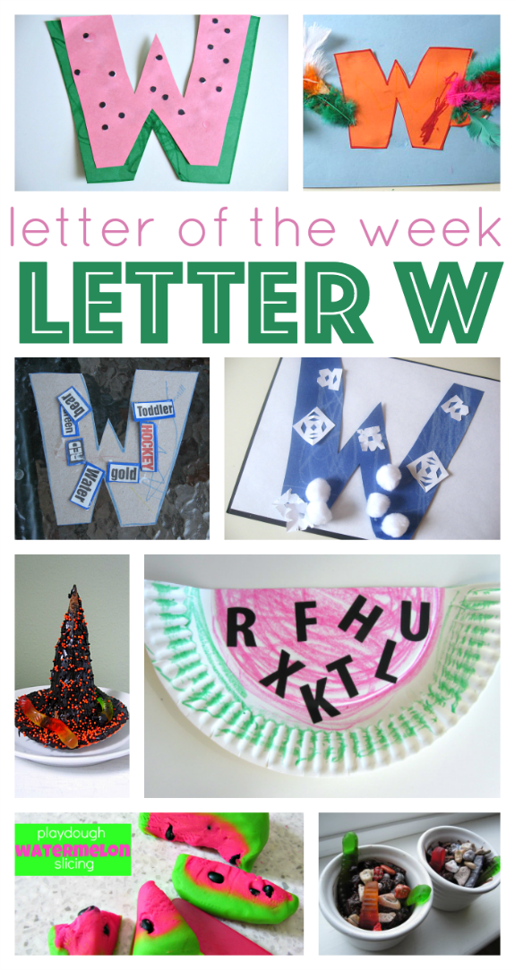 letter w ideas for letter of the week