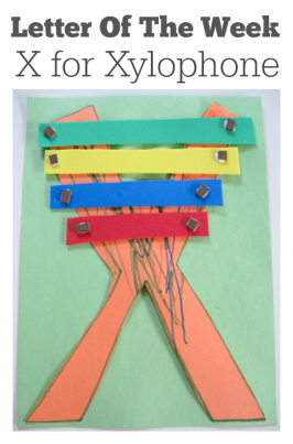 Letter Of The Week - X Y Z Crafts and Activities - No Time For Flash Cards
