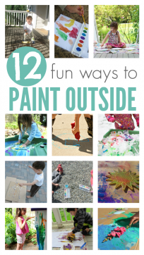 fun ways to paint outside