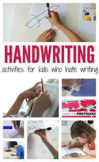 handwriting activities for kids