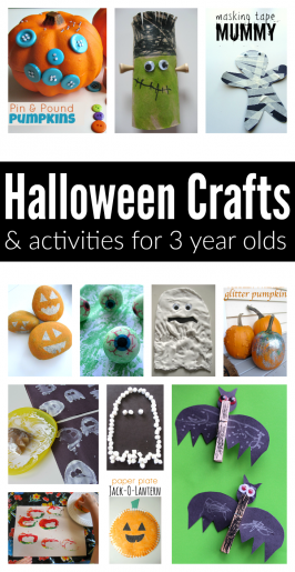easy halloween crafts and activities for 3 year olds no time for flash cards