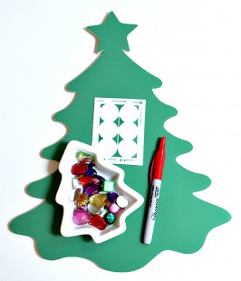 Christmas Tree Math Game For Preschool - No Time For Flash Cards