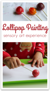 lollipop painting 5 senses activity from no time for flash cards