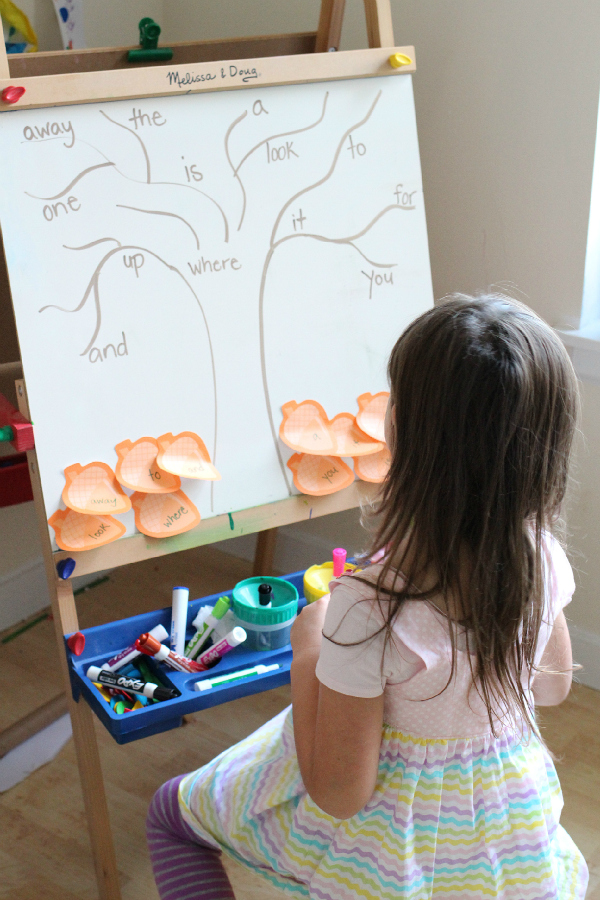 sight word activity for fall