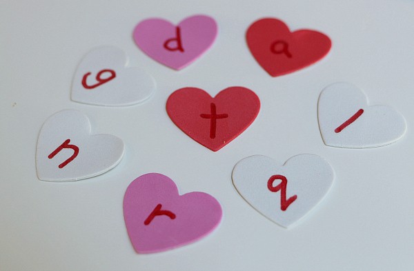 heart sticker match