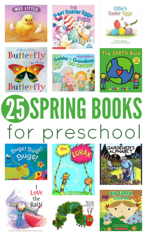spring books for preschool