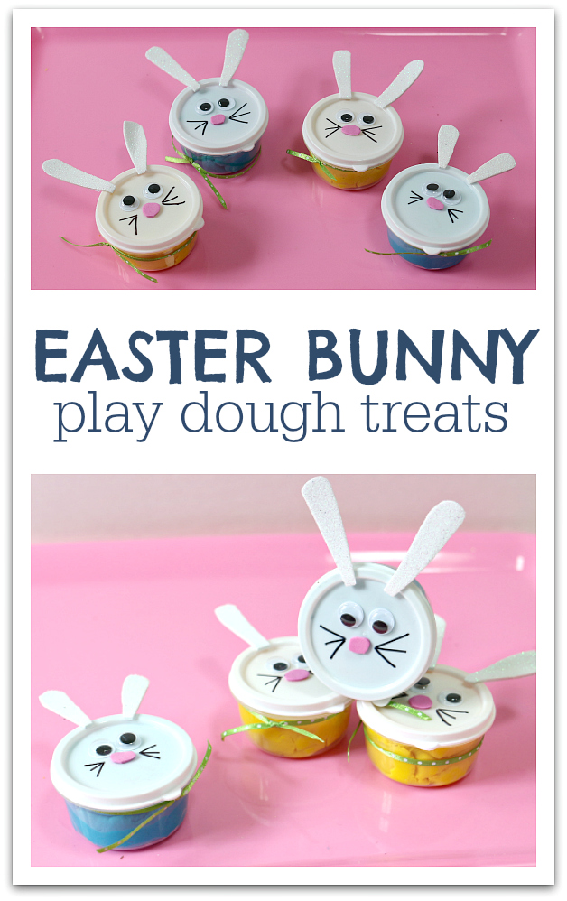 EASTER BUNNY PLAY DOUGH TREATS FOR KIDS NO TIME FOR FLASH CARDS