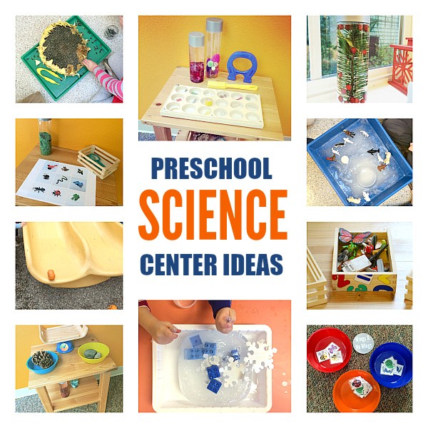 PRESCHOOL SCIENCE CENTER IDEAS FROM NO TIME FOR FLASH CARDS