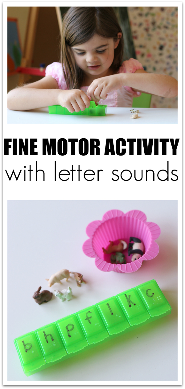 What a fun fine motor activity with letter sound matching . Great for kindergarten or PreK literacy centers.