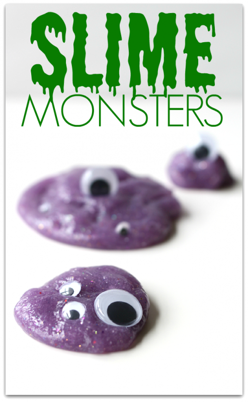 Halloween Sensory Play - Monster Slime