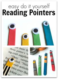 Reaing pointers how to make reading pointers for your classroom.