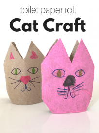 cat craft for kids