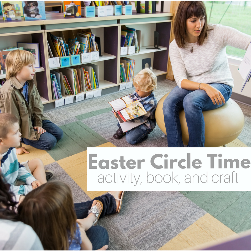 Easter Circle Time Activity Craft Preschool Lesson Plan