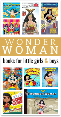 Wonder Woman Book List for kids - wonder woman books for little kids