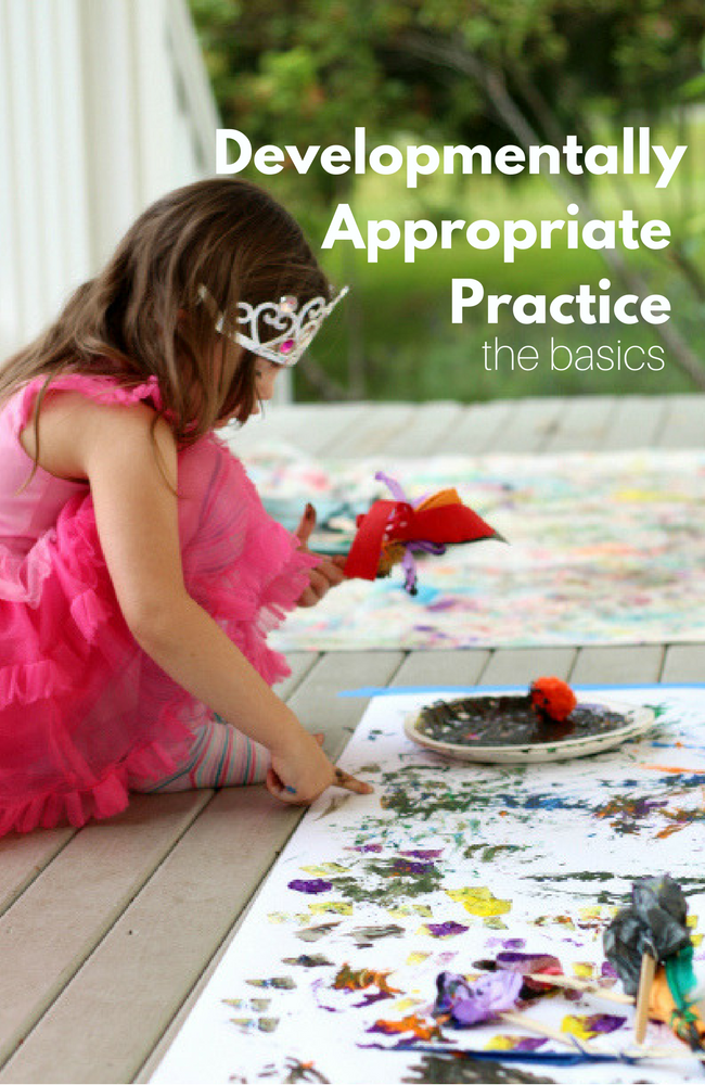 developmentally appropriate practice examples of developmentally appropriate learning activities