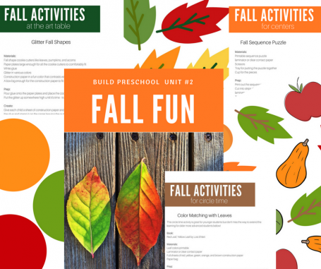 Fall fun theme for preschool