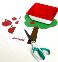 Apple Tree Size Sorting - Free Printable for Preschool - No Time For ...