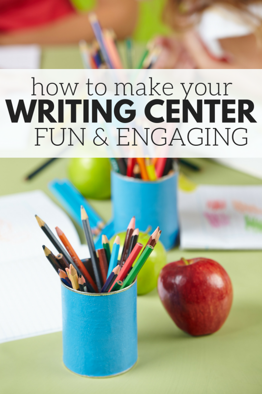 ideas for writing centers in preschool