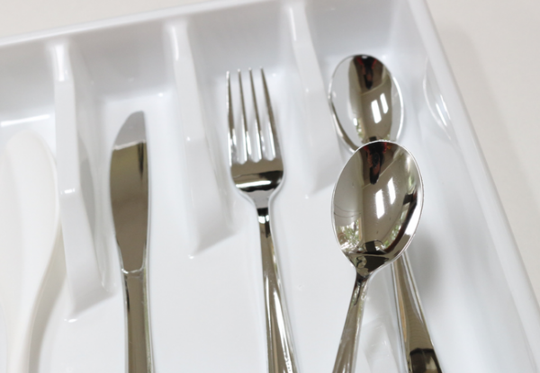 silverware storing using dollar store forks