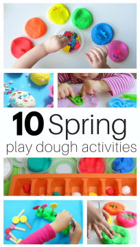 Spring Play Dough Activities for Preschool