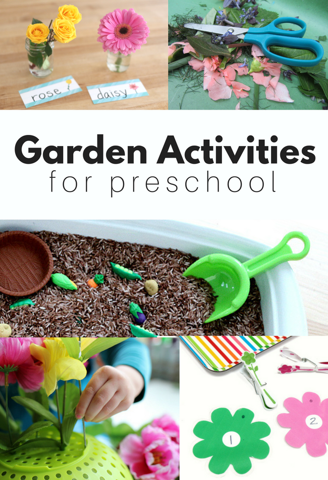 Garden Activities for Preschool - No Time For Flash Cards