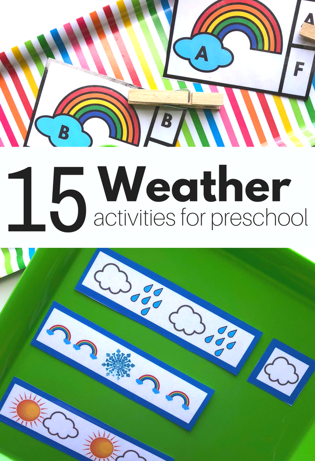 Weather Activities for preschool