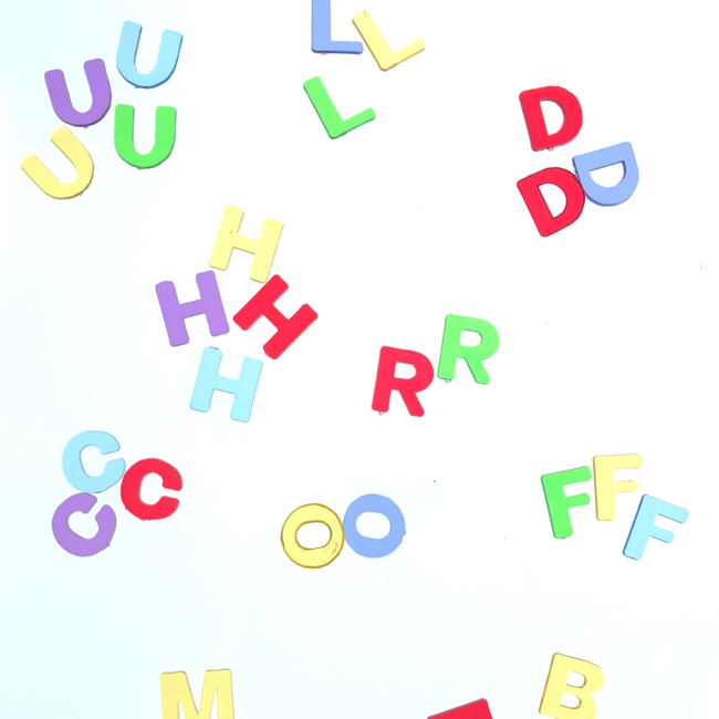 Letter manipulatives for preschool